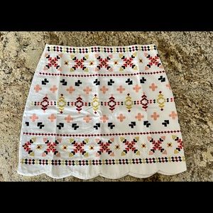 Colorful patterned skirt